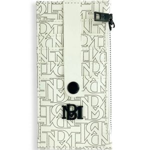 Badgley Michka White Card Holder $59 Msrp